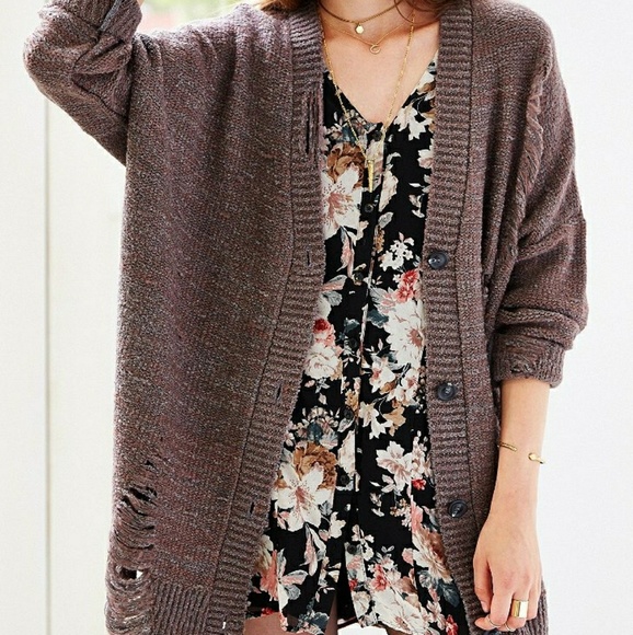 Sweaters - Pins and Needles Grunge Cardigan NWOT